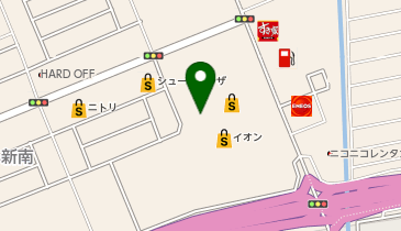 無印良品 イオン新潟西店の地図画像