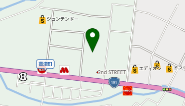 無印良品 益田店の地図画像