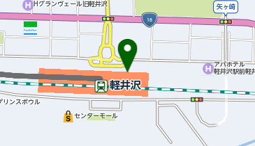 無印良品 軽井沢店の地図画像