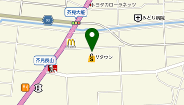 無印良品 Vタウン芥見店の地図画像