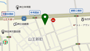 無印良品 秋田山王店の地図画像