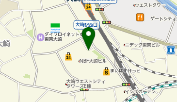 無印良品 大崎店の地図画像