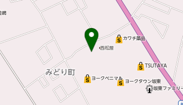 無印良品 ヨークタウン坂東店の地図画像