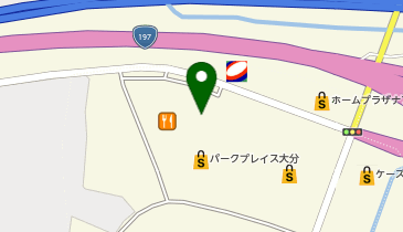 無印良品 パークプレイス大分店の地図画像