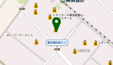 無印良品 イオンモール幕張新都心店の地図画像