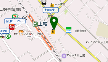 無印良品500まるひろ上尾店の地図画像