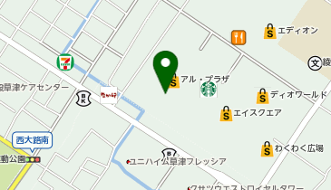 無印良品 アル・プラザ草津店の地図画像