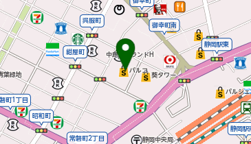 無印良品 静岡パルコ店の地図画像