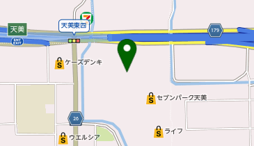 無印良品 セブンパーク天美店の地図画像