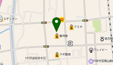 無印良品 アスモ高山店の地図画像