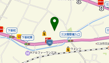 無印良品 フレスポ三次プラザ店の地図画像