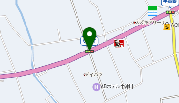 無印良品 中津川店の地図画像