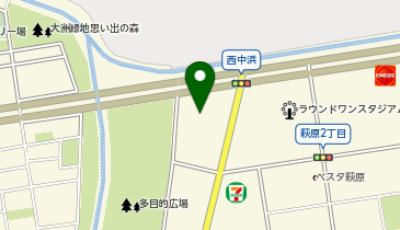 無印良品 サンリブBUONO萩原店の地図画像