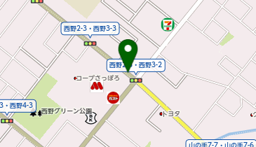 無印良品 コープさっぽろにしの店の地図画像