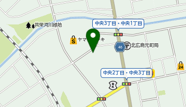無印良品 コープさっぽろ きたひろしま店の地図画像