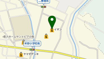無印良品 イオン小牧店の地図画像