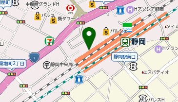 無印良品500 ASTY静岡店の地図画像