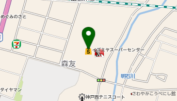 無印良品 イズミヤショッピングセンター神戸玉津店の地図画像