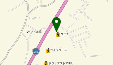 無印良品 対馬店の地図画像