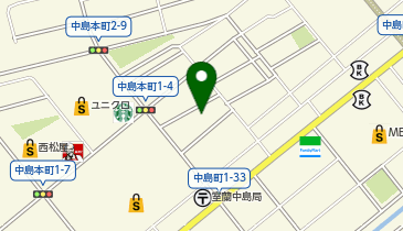 無印良品 室蘭MORUE中島店の地図画像
