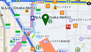 無印良品500NAMBAなんなん店の地図画像