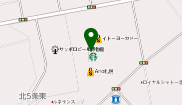 無印良品 アリオ札幌店の地図画像