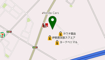 無印良品 友部スクエア店の地図画像