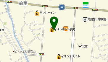 無印良品 イオンモール高知店の地図画像