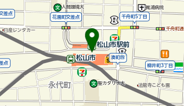 無印良品 いよてつ高島屋店の地図画像