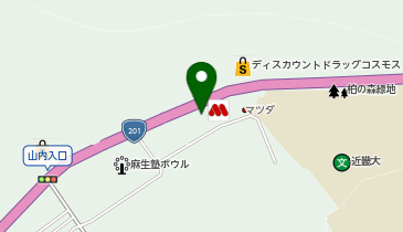 無印良品 かやの森店の地図画像