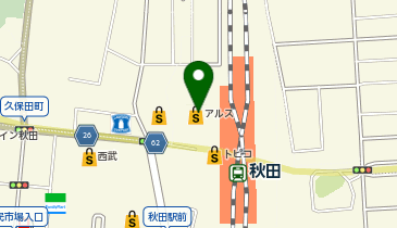 無印良品 秋田アルス店の地図画像