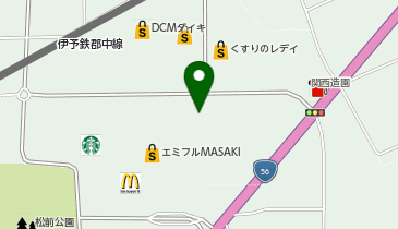 無印良品 エミフルMASAKI店の地図画像