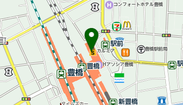 無印良品 豊橋カルミア店の地図画像