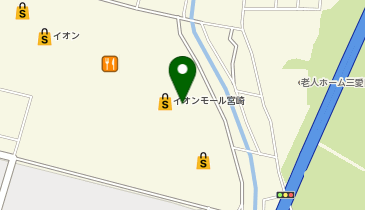 無印良品 イオンモール宮崎店の地図画像