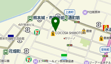 無印良品 COCOSA熊本下通店の地図画像