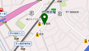 臨海グループ 臨海セレクト 市が尾校の地図画像