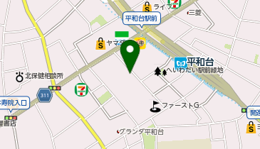 臨海セミナー 平和台校 中学受験科の地図画像