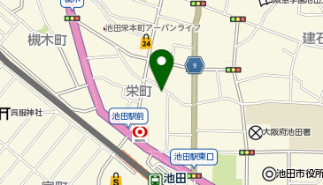 臨海セミナー 池田校 小中学部の地図画像