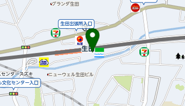 臨海セミナー 生田校 小中学部の地図画像
