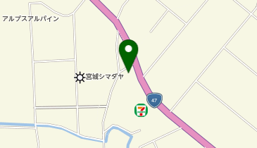 ダスキンヘルスレント 古川ステーション店の地図画像