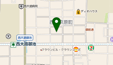 ダスキンヘルスレント 京都中京ステーション店の地図画像