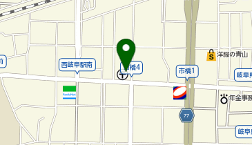 ダスキンヘルスレント 岐阜ステーション店の地図画像