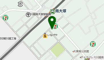ウェルパーク川越南大塚駅前店の地図画像