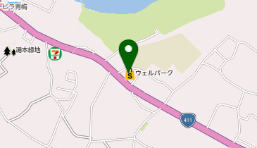 ウェルパーク青梅友田店の地図画像