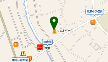 ウェルパーク綾瀬深谷店の地図画像