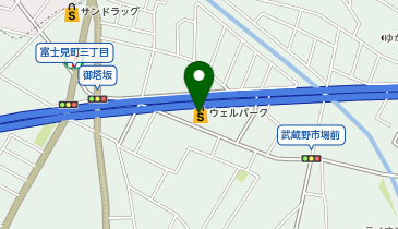 ウェルパーク調布深大寺店の地図画像