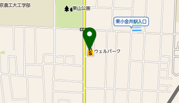 ウェルパーク小金井東町店の地図画像