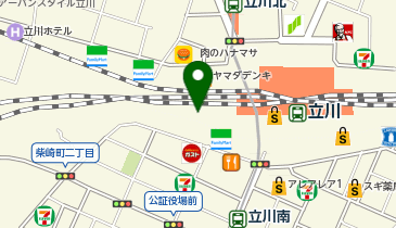 ウェルパーク薬局立川北口店の地図画像