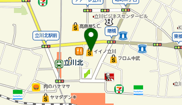 ウェルパーク薬局立川北口大通り店の地図画像