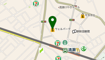 ウェルパーク清瀬北口店の地図画像